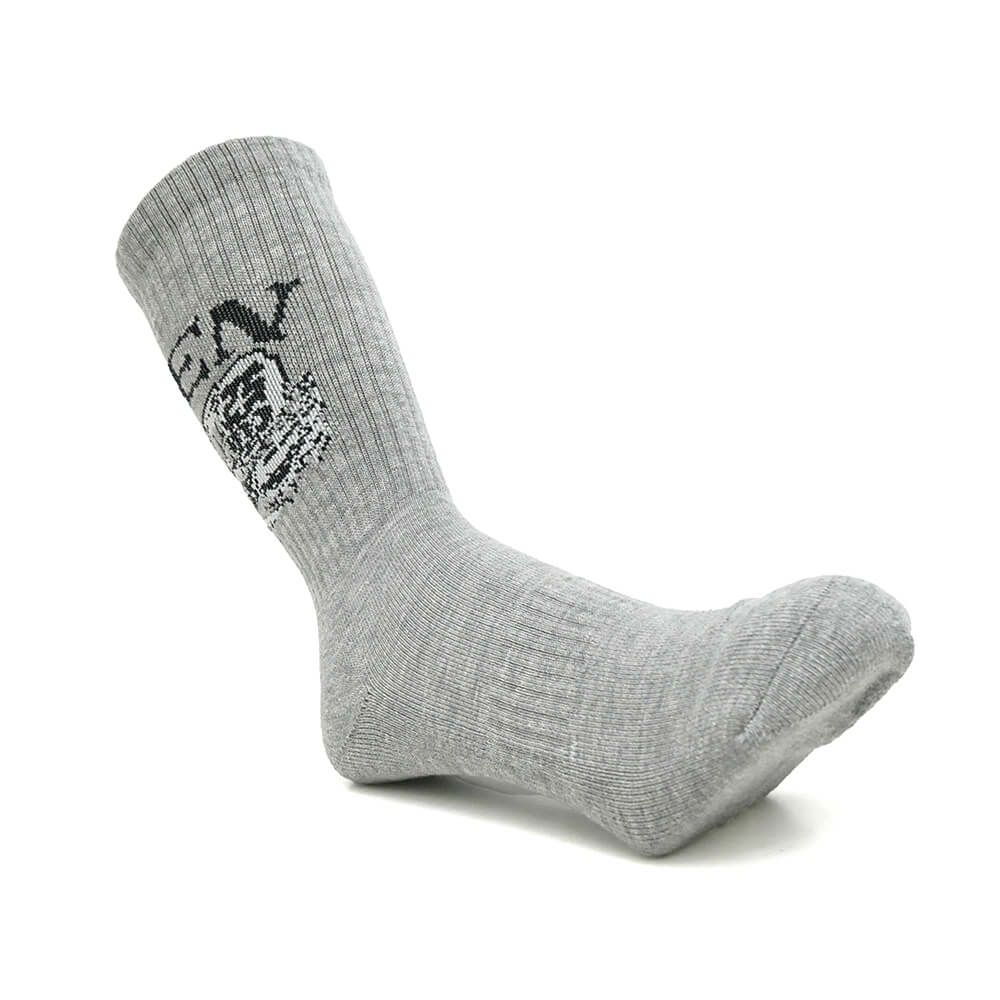EVISEN SOCKS エビセン ソックス 靴下 DRAGON GREY スケートボード スケボー 