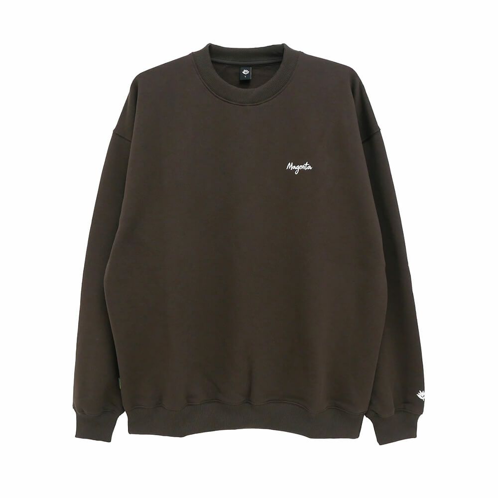 MAGENTA CREW SWEAT マゼンタ トレーナー SCRIPT CHOCOLATE スケートボード スケボー 