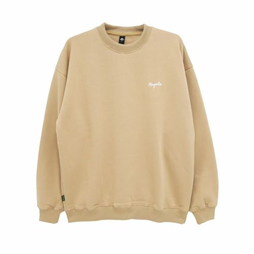 MAGENTA CREW SWEAT マゼンタ トレーナー SCRIPT BEIGE スケートボード スケボー 