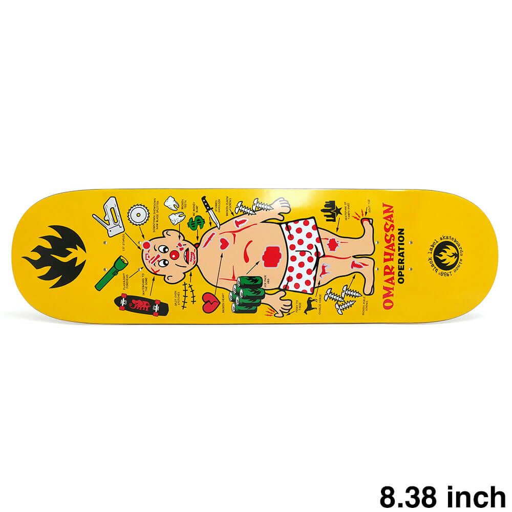BLACK LABEL DECK ブラックレーベル デッキ OMAR HASSAN OPERATION 8.38 スケートボード スケボー 1
