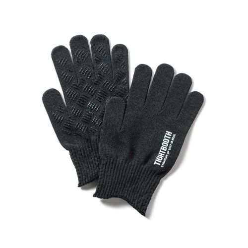 TIGHTBOOTH（TBPR）GLOVE タイトブース グローブ 手袋 LOGO GLOVE BLACK スケートボード スケボー 1