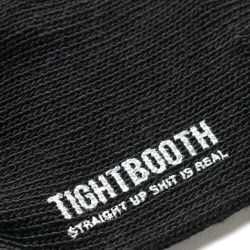TIGHTBOOTH（TBPR）GLOVE タイトブース グローブ 手袋 LOGO FINGERLESS GLOVE BLACK スケートボード スケボー　2