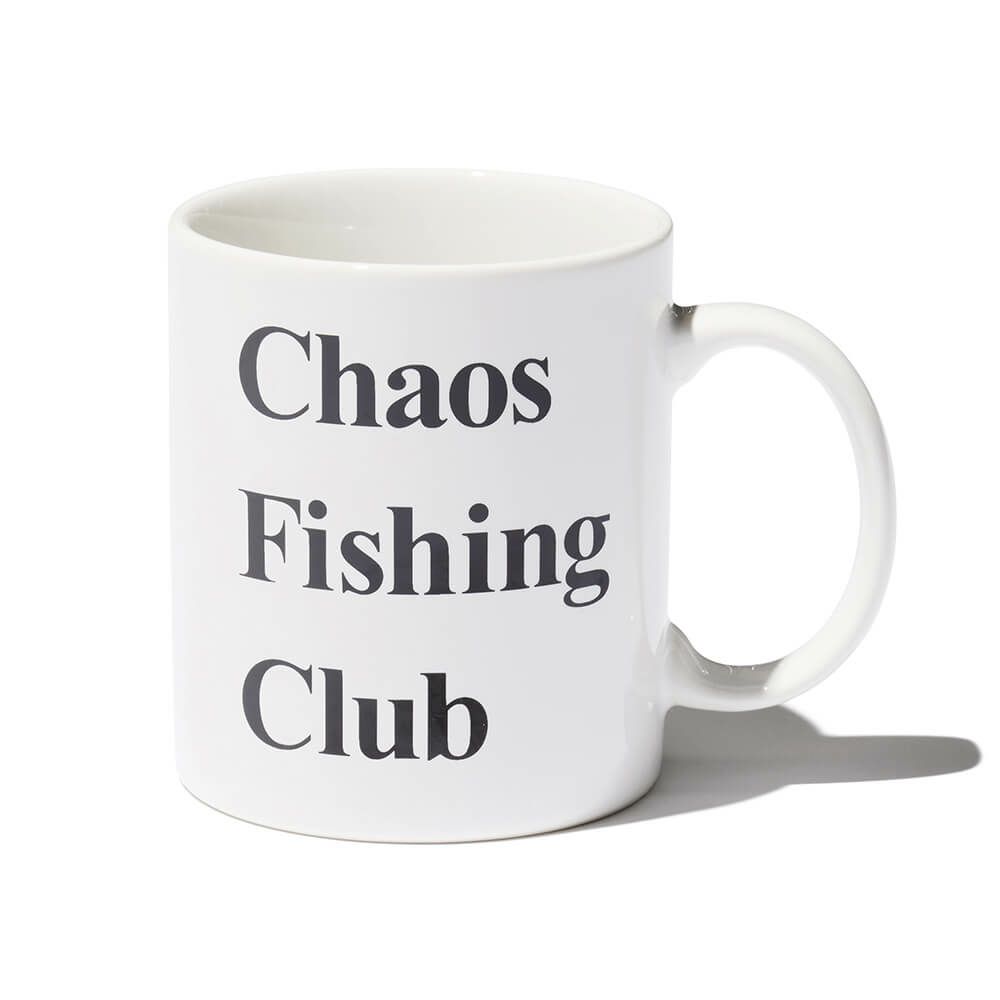 CHAOS FISHING CLUB MUG CUP カオスフィッシングクラブ マグカップ LOGO MUG WHITE スケートボード スケボー 1