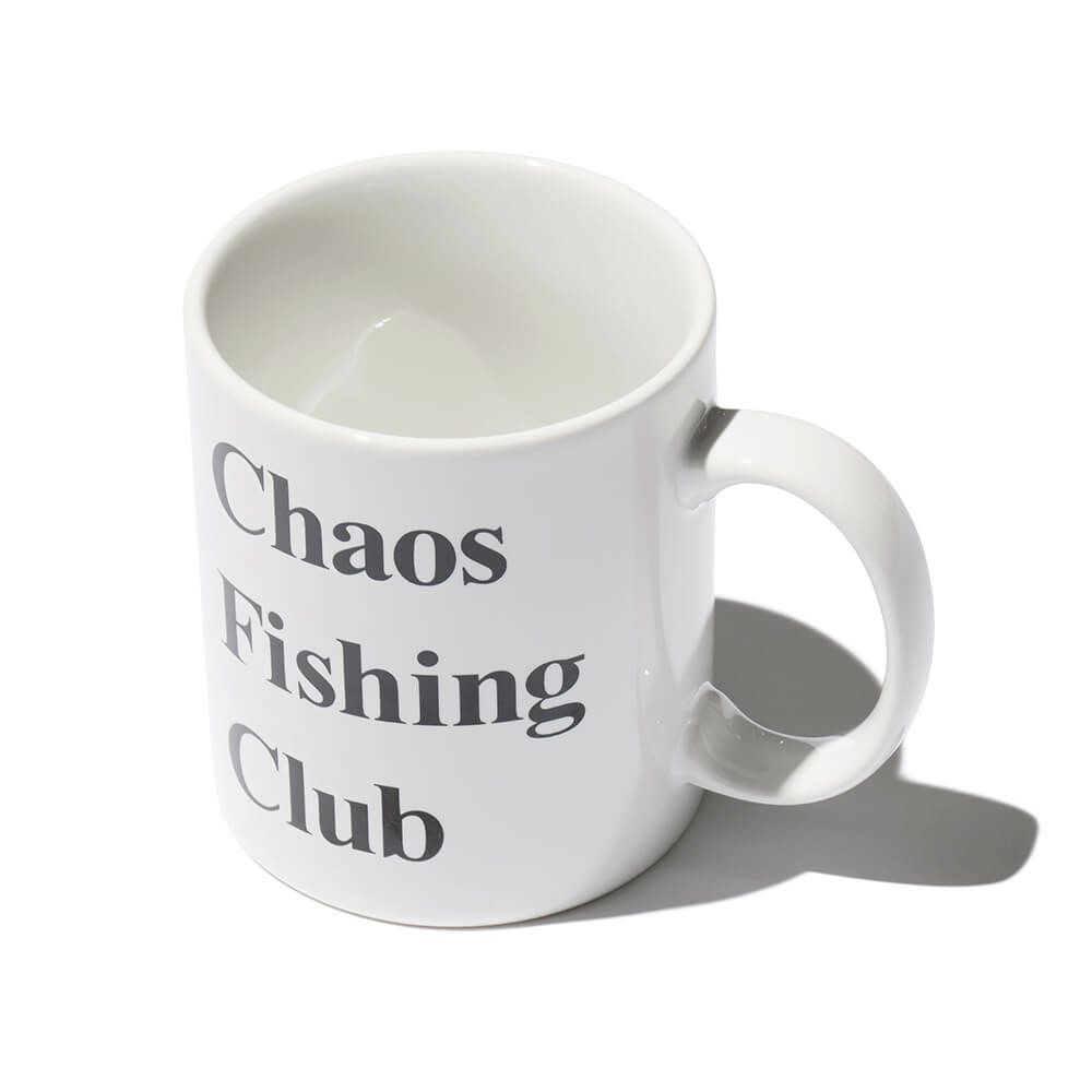CHAOS FISHING CLUB MUG CUP カオスフィッシングクラブ マグカップ LOGO MUG WHITE スケートボード スケボー 3