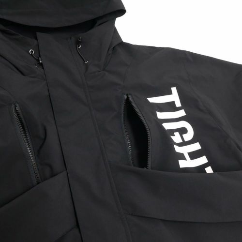 TIGHTBOOTH（TBPR） JACKET タイトブース ジャケット HOODED TACTICAL BLACK スケートボード スケボー 4