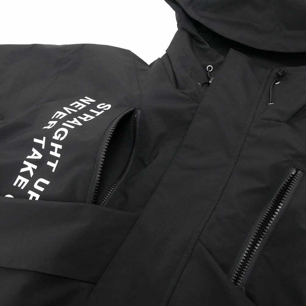 TIGHTBOOTH（TBPR） JACKET タイトブース ジャケット HOODED TACTICAL BLACK スケートボード スケボー 5