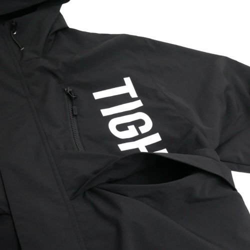 TIGHTBOOTH（TBPR） JACKET タイトブース ジャケット HOODED TACTICAL BLACK スケートボード スケボー 6