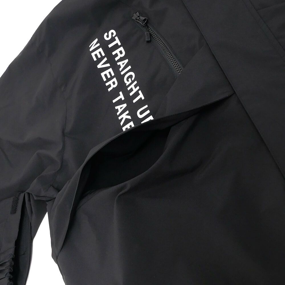 TIGHTBOOTH（TBPR） JACKET タイトブース ジャケット HOODED TACTICAL BLACK スケートボード スケボー 7