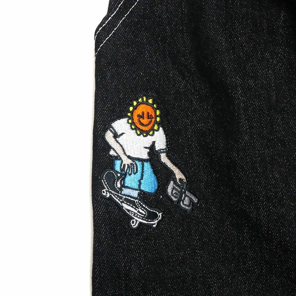TELEVISI STAR JEANS テレビジスター パンツ ジーンズ SUNNY FILMER DENIM BLACK スケートボード スケボー 7