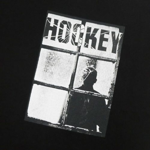  HOCKEY T-SHIRT ホッケー Tシャツ TEMPORARY SITE BLACK スケートボード スケボー 1
