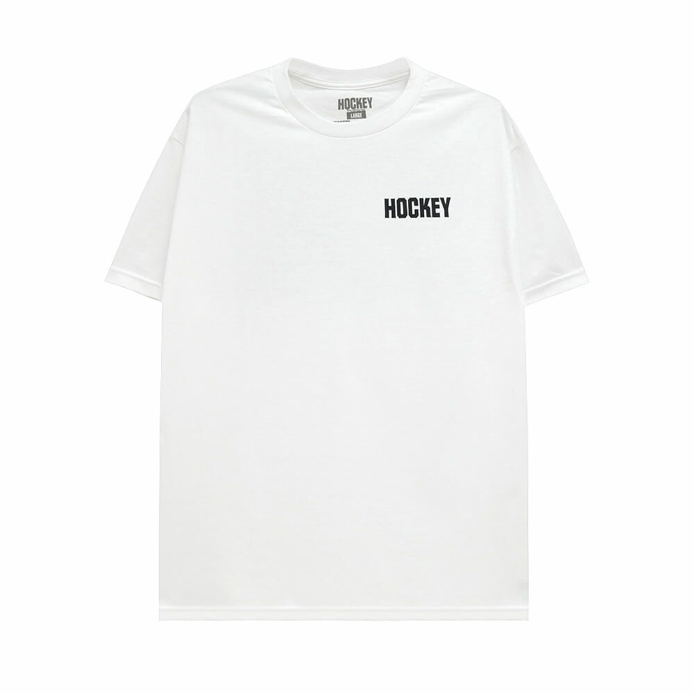 HOCKEY T-SHIRT ホッケー Tシャツ WAITING WHITE スケートボード スケボー 1