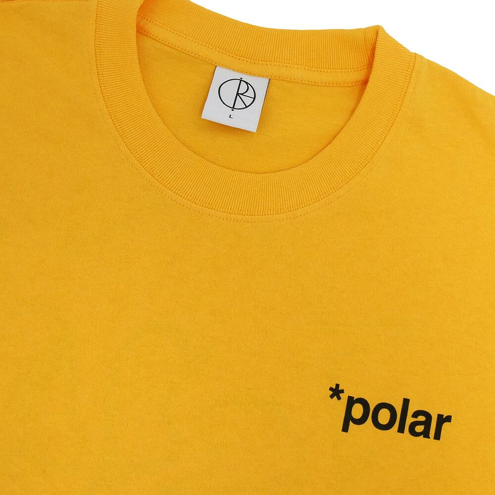 POLAR T-SHIRT ポーラー Tシャツ USELESS WOODEN DOG YELLOW スケートボード スケボー 2