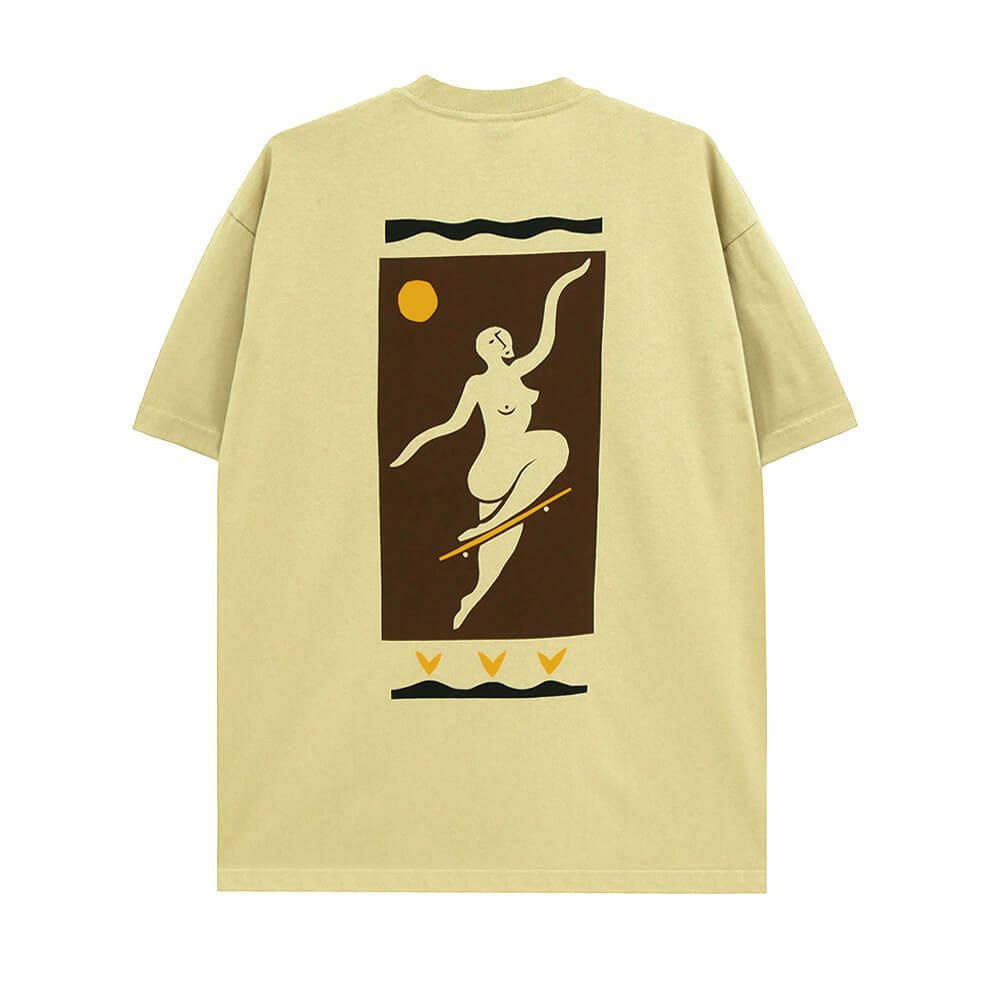 POLAR T-SHIRT ポーラー Tシャツ NO COMPLIES FOREVER SAND スケートボード スケボー 