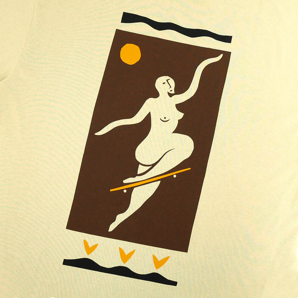 POLAR T-SHIRT ポーラー Tシャツ NO COMPLIES FOREVER SAND スケートボード スケボー 3