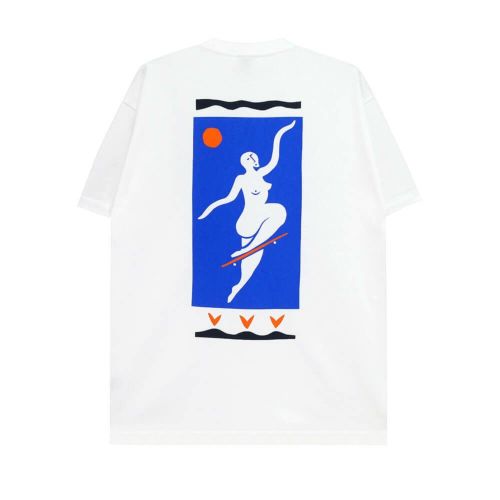 POLAR T-SHIRT ポーラー Tシャツ NO COMPLIES FOREVER WHITE スケートボード スケボー 