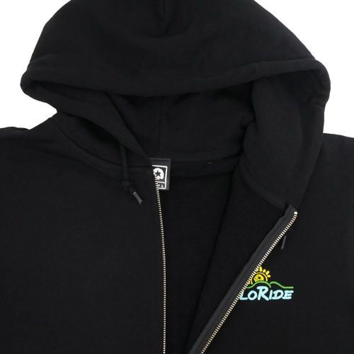 MAGICAL MOSH MISFITS HOOD マジカルモッシュミスフィッツ パーカー TACO RIDE x COLOR COMMUNICATIONS x MXMXM ZIP HOODIE BLACK スケートボード スケボー 3