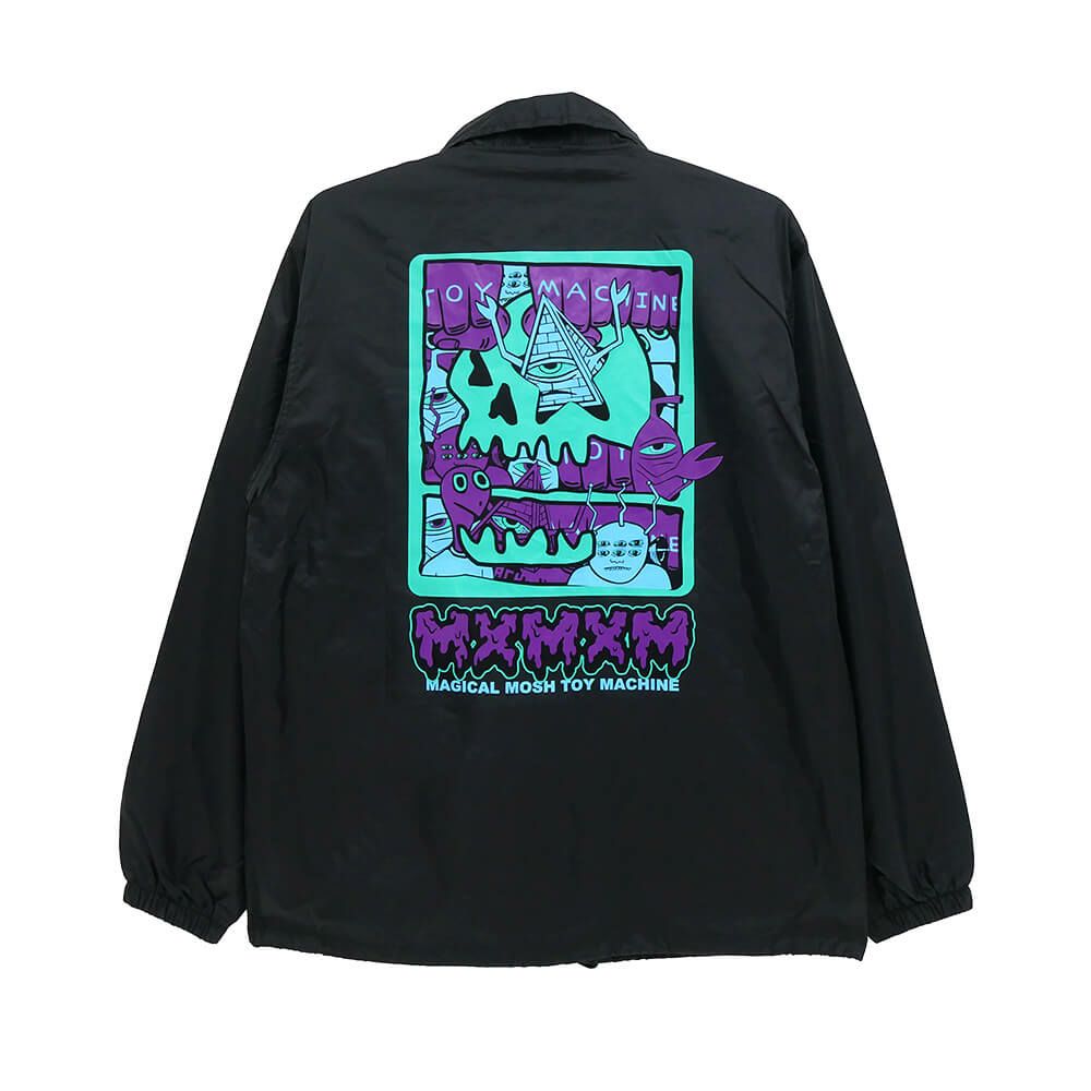 MAGICAL MOSH MISFITS JACKET マジカルモッシュミスフィッツ ジャケット TOY MACHINE x MXMXM MAGICAL MOSH TOY MACHINE BLACK スケートボード スケボー 