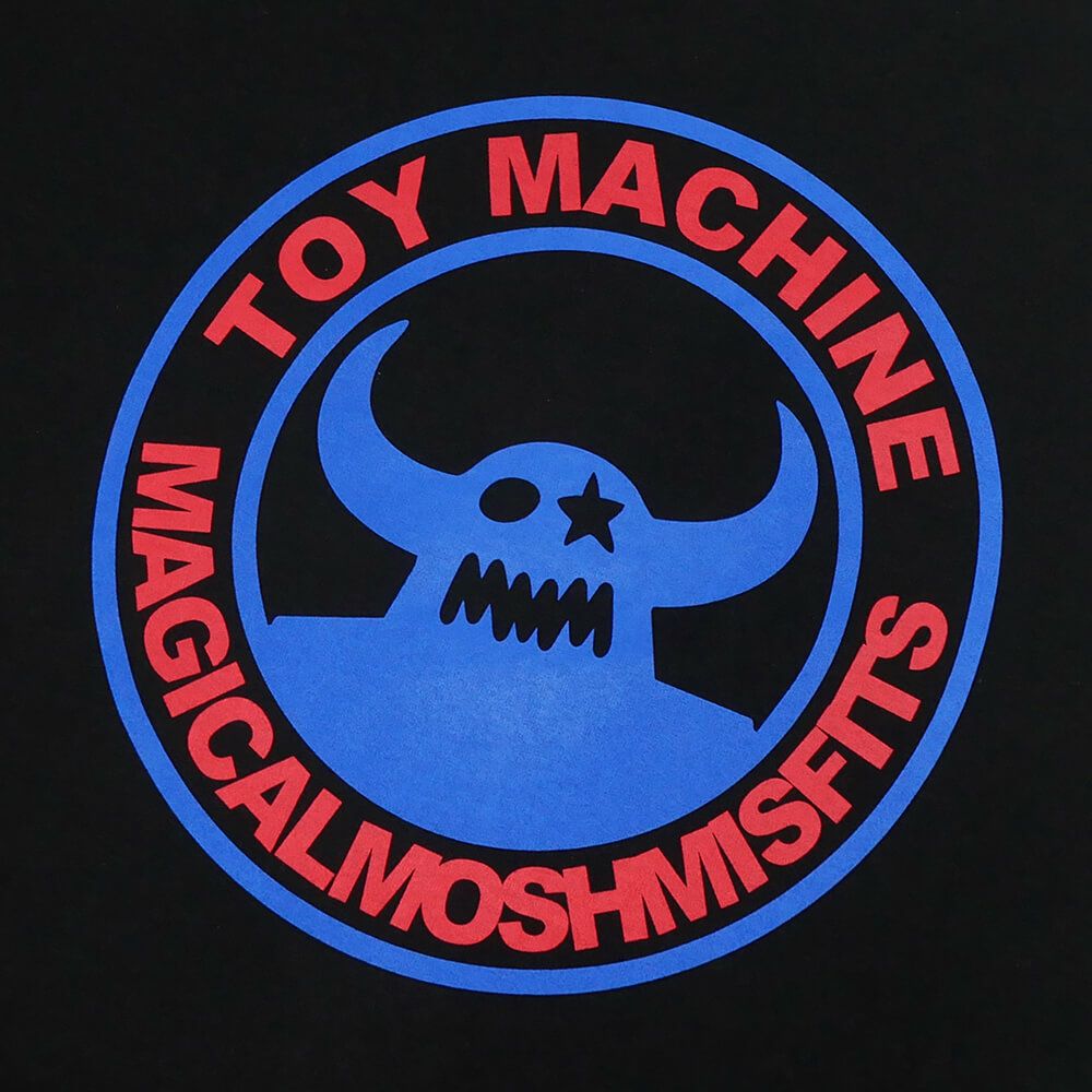 MAGICAL MOSH MISFITS LONG SLEEVE マジカルモッシュミスフィッツ ロングスリーブTシャツ TOY MACHINE x MxMxM MAGICAL MOSH FIST BLACK スケートボード スケボー 3