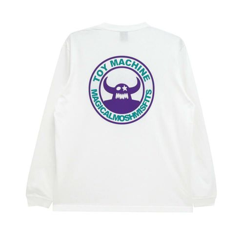 MAGICAL MOSH MISFITS LONG SLEEVE マジカルモッシュミスフィッツ ロングスリーブTシャツ TOY MACHINE x MxMxM MAGICAL MOSH FIST LIMITED スケートボード スケボー 