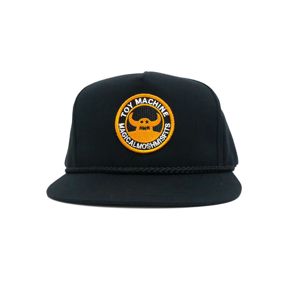 MAGICAL MOSH MISFITS CAP マジカルモッシュミスフィッツ キャップ TOY MACHINE x MXMXM MAGICAL MOSH TOY MACHINE BLACK スケートボード スケボー 1