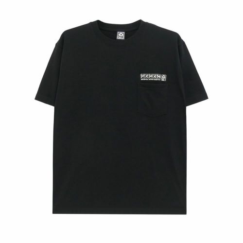 MAGICAL MOSH MISFITS T-SHIRT マジカルモッシュミスフィッツ Tシャツ MXMXM POCKET BLACK スケートボード スケボー 