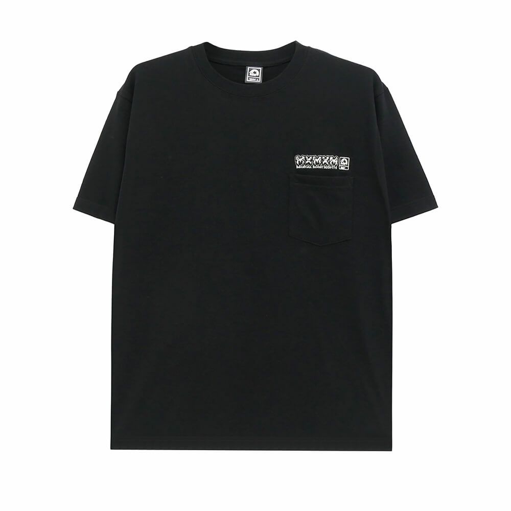  MAGICAL MOSH MISFITS T-SHIRT マジカルモッシュミスフィッツ Tシャツ MXMXM POCKET BLACK スケートボード スケボー 