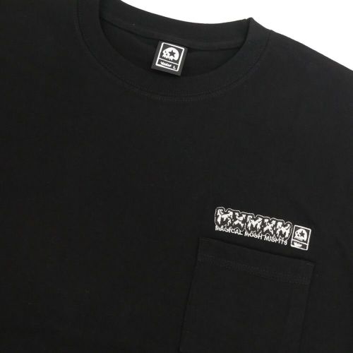  MAGICAL MOSH MISFITS T-SHIRT マジカルモッシュミスフィッツ Tシャツ MXMXM POCKET BLACK スケートボード スケボー 1
