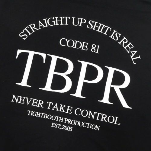  TIGHTBOOTH（TBPR）HOOD タイトブース パーカー STRAIGHT UP BLACK スケートボード スケボー 5