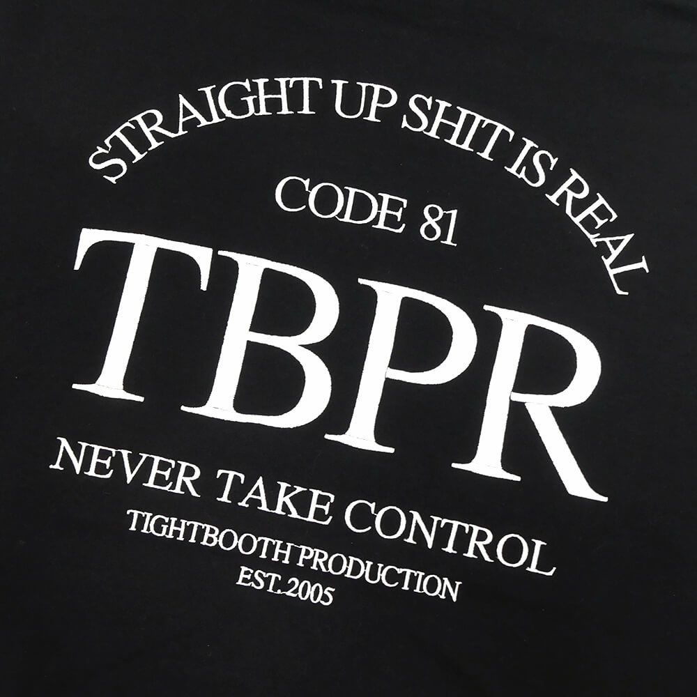  TIGHTBOOTH（TBPR）HOOD タイトブース パーカー STRAIGHT UP BLACK スケートボード スケボー 5