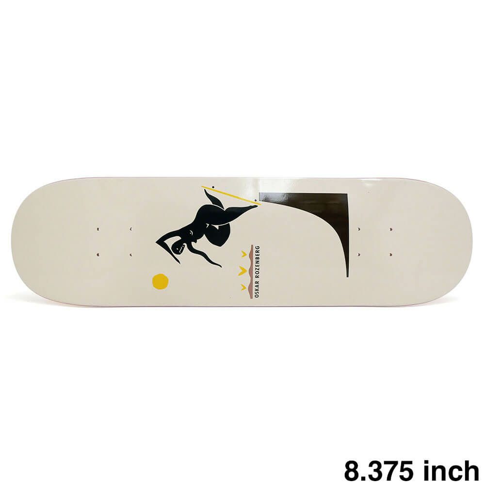 POLAR DECK ポーラー デッキ OSKAR ROZENBERG BS NOSEBLUNT BURNT CREAM 8.375 スケートボード スケボー 1