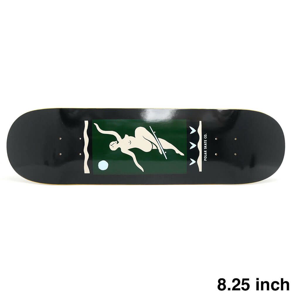 POLAR DECK ポーラー デッキ TEAM NO COMPLY CHARCOAL 8.25 スケートボード スケボー 1