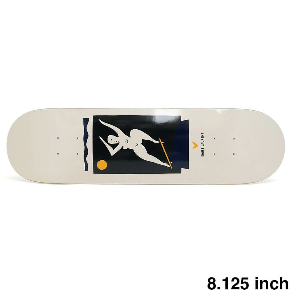 POLAR DECK ポーラー デッキ EMILE LAURENT CROOKS CREAM 8.125 スケートボード スケボー 1