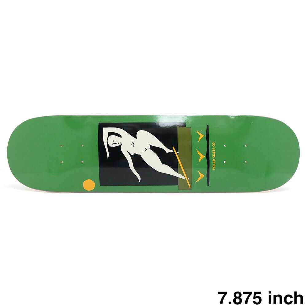 POLAR DECK ポーラー デッキ TEAM BS SMITH GREEN 7.875 スケート