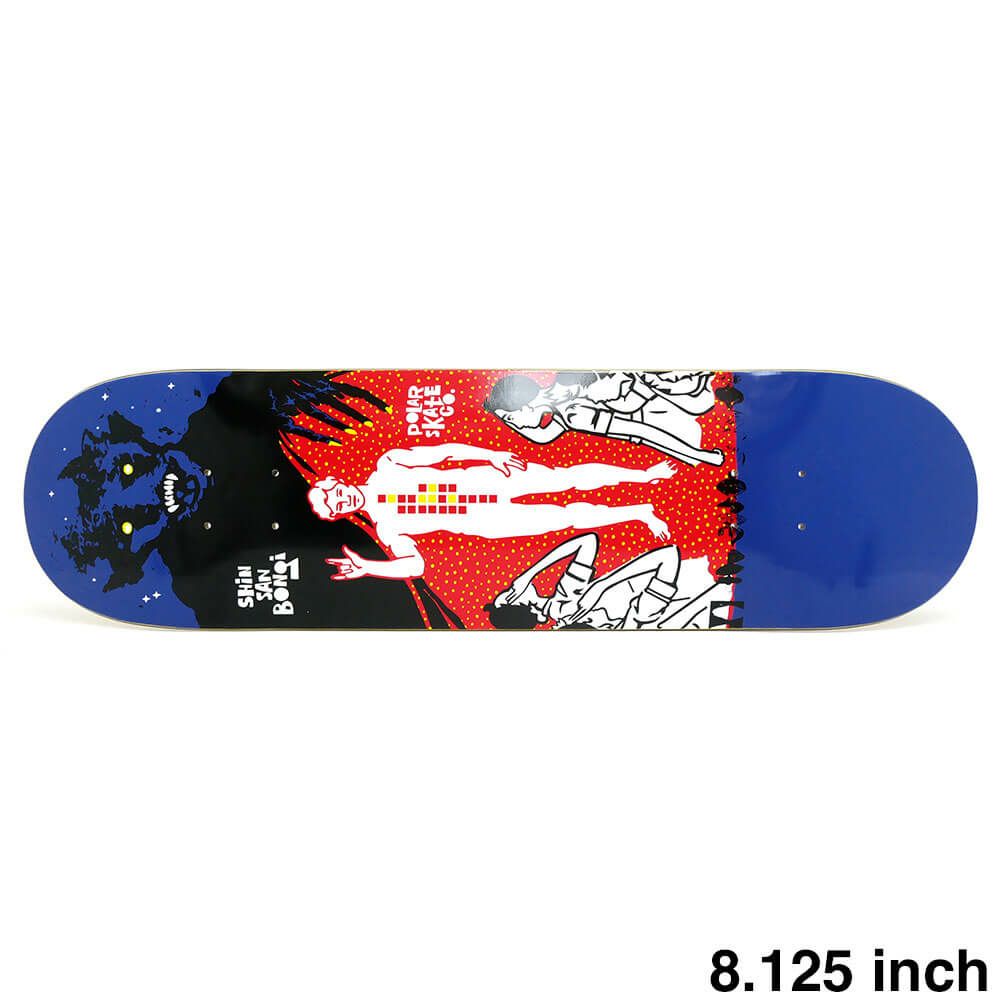 POLAR DECK ポーラー デッキ SHIN SANBONGI FANZILLA 8.125 SHORT スケートボード スケボー 1