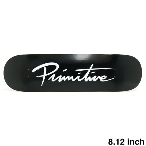 PRIMITIVE DECK プリミティブ デッキ TEAM NUEVO SCRIPT CORE BLACK/WHITE 8.12 スケートボード スケボー 1