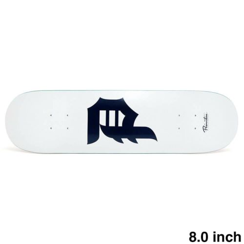 PRIMITIVE DECK プリミティブ デッキ TEAM DIRTY P CORE WHITE/NAVY 8.0 スケートボード スケボー 1