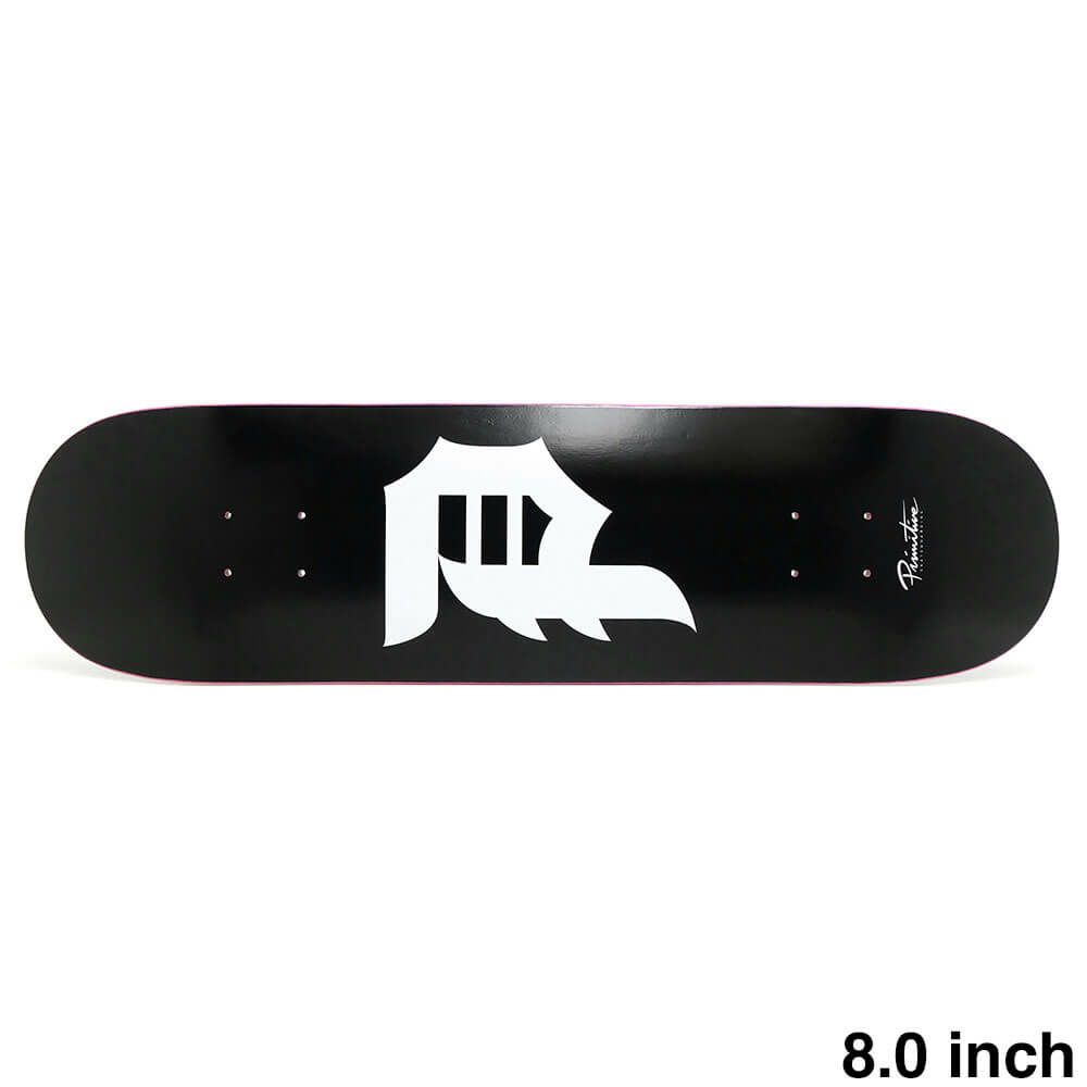 PRIMITIVE DECK プリミティブ デッキ TEAM DIRTY P CORE BLACK 8.0 スケートボード スケボー 1