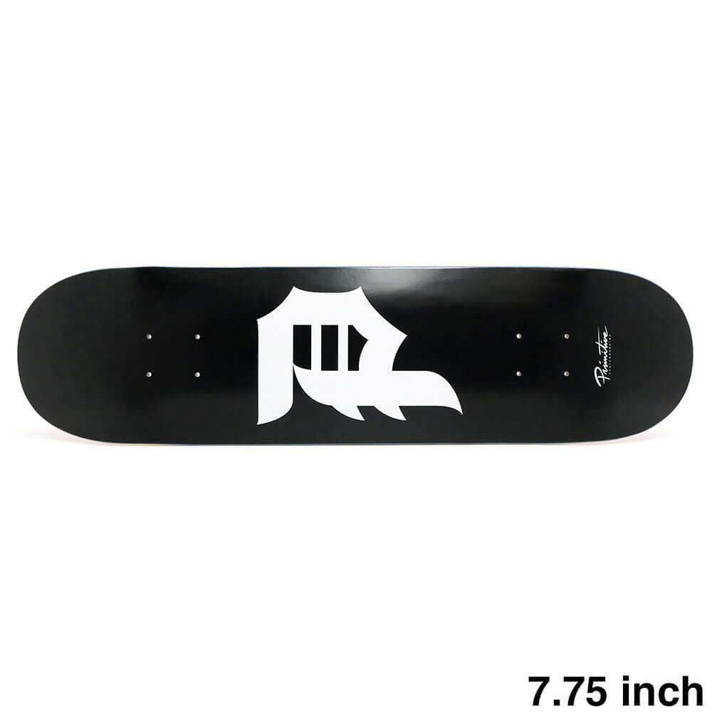 PRIMITIVE DECK プリミティブ デッキ TEAM DIRTY P CORE BLACK 7.75 スケートボード スケボー 1