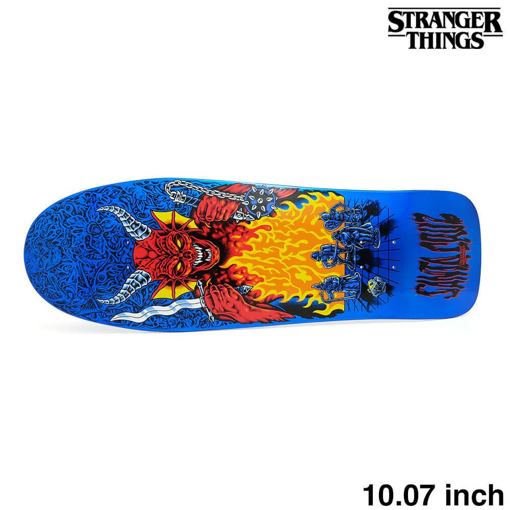 SANTA CRUZ DECK サンタクルーズ デッキ SANTA CRUZ x STRANGER THINGS TOM KNOX HELLFIRE PIT 10.07 スケートボード スケボー 1