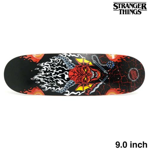 SANTA CRUZ DECK サンタクルーズ デッキ SANTA CRUZ x STRANGER THINGS HELLFIRE CLUB FLAMES 9.0 スケートボード スケボー 1