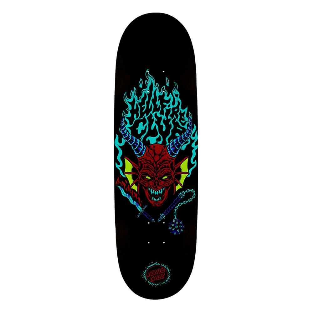 SANTA CRUZ DECK サンタクルーズ デッキ SANTA CRUZ x STRANGER THINGS HELLFIRE CLUB FLAMES 9.0 スケートボード スケボー 4