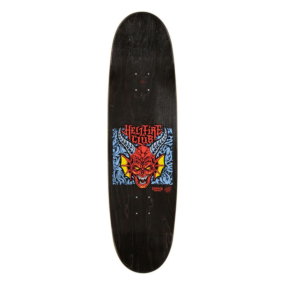 SANTA CRUZ DECK サンタクルーズ デッキ SANTA CRUZ x STRANGER THINGS HELLFIRE CLUB FLAMES 9.0 スケートボード スケボー 5