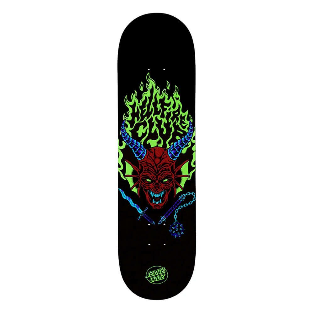 SANTA CRUZ DECK サンタクルーズ デッキ SANTA CRUZ x STRANGER THINGS HELLFIRE CLUB 8.25 スケートボード スケボー 4