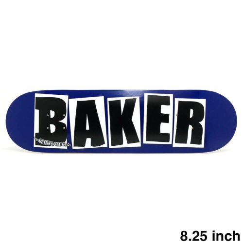 BAKER DECK ベイカー デッキ TEAM BRAND LOGO NAVY/BLACK 8.25（DSM） スケートボード スケボー 1