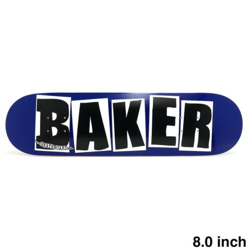 BAKER DECK ベイカー デッキ TEAM BRAND LOGO NAVY/BLACK 8.0（DSM） スケートボード スケボー 1
