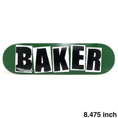 BAKER DECK ベイカー デッキ TEAM BRAND LOGO GREEN/BLACK 8.475（DSM） スケートボード スケボー 1