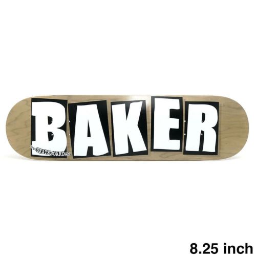 BAKER DECK ベイカー デッキ TEAM BRAND LOGO BROWN B2 8.25（DSM） スケートボード スケボー 1