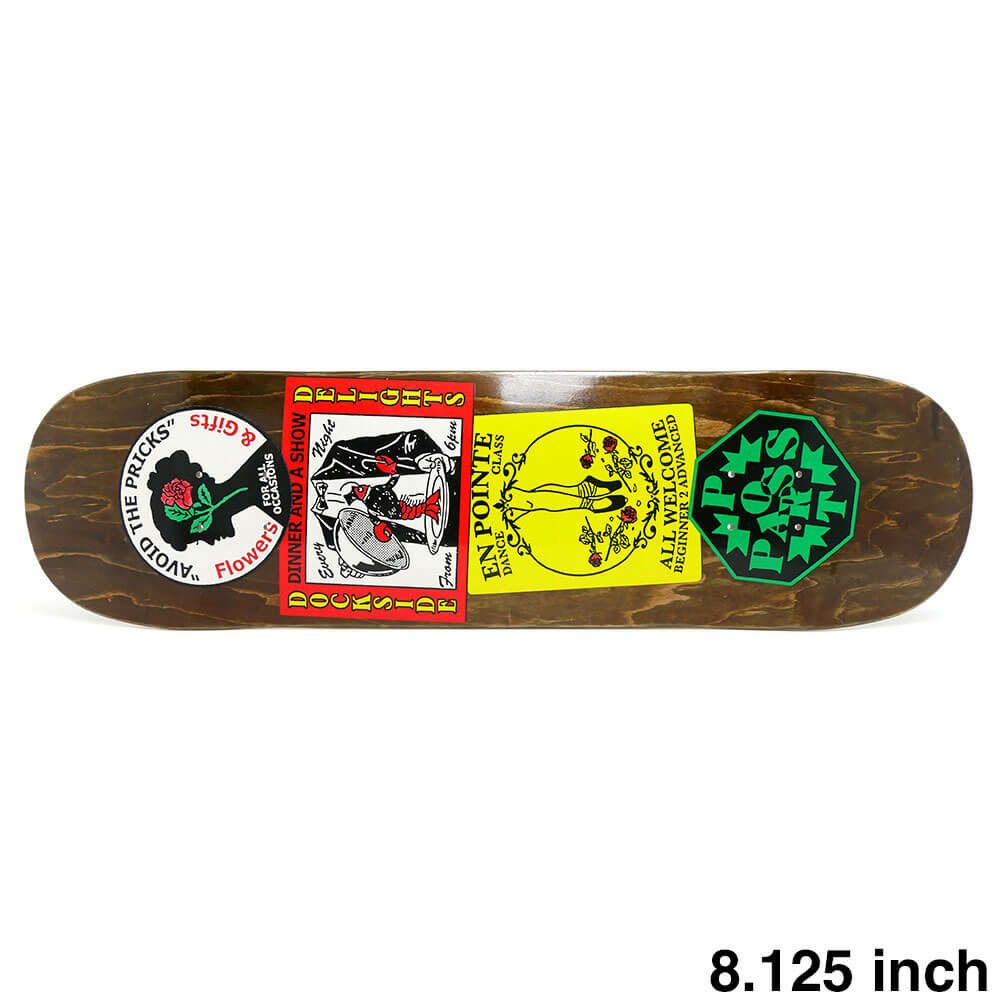 PASS~PORT DECK パスポート デッキ TEAM COASTER FLOWERS & GIFTS 8.125 スケートボード スケボー 1