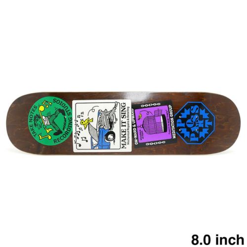 PASS~PORT DECK パスポート デッキ TEAM COASTER OM-WARD & UPWARD 8.0 スケートボード スケボー 1