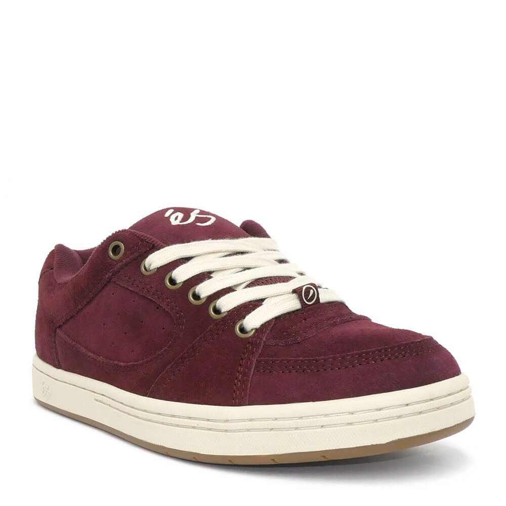 ES SHOES エス シューズ スニーカー アクセル ACCEL BURGUNDY/TAN